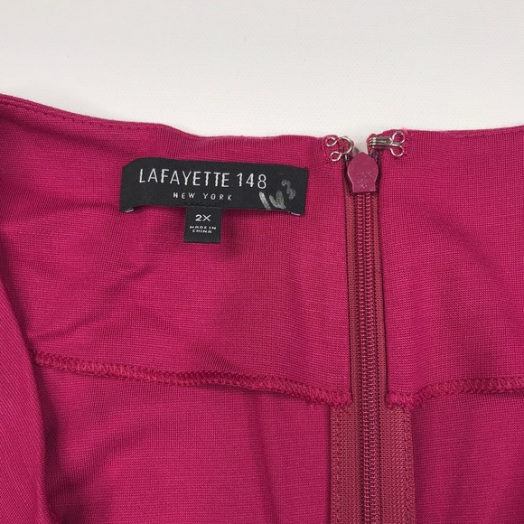 Lafayette 148 New York Amaryllis Pink Dress NWOT - Picture 5 of 8